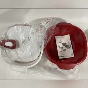 🆕️Tupperware Warmie Tup Insulating Serving Bowl 2.4L 2 1/2 Quart w/Manual